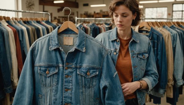Chiner des vestes en jean délavé des années 80 pour sortir