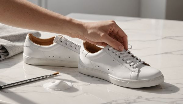 Comment nettoyer ses baskets blanches sans abîmer le cuir